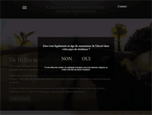 Tablet Screenshot of chateaux-castel.com